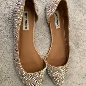 Steve Madden Crystal Ballet Flats